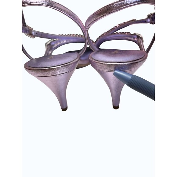 Kate Spade Makenna 7M Pink/Lavendar Strappy Sandals With Box & Dust Bag - Picture 6 of 16